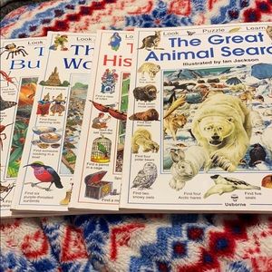 SET of 4 search books